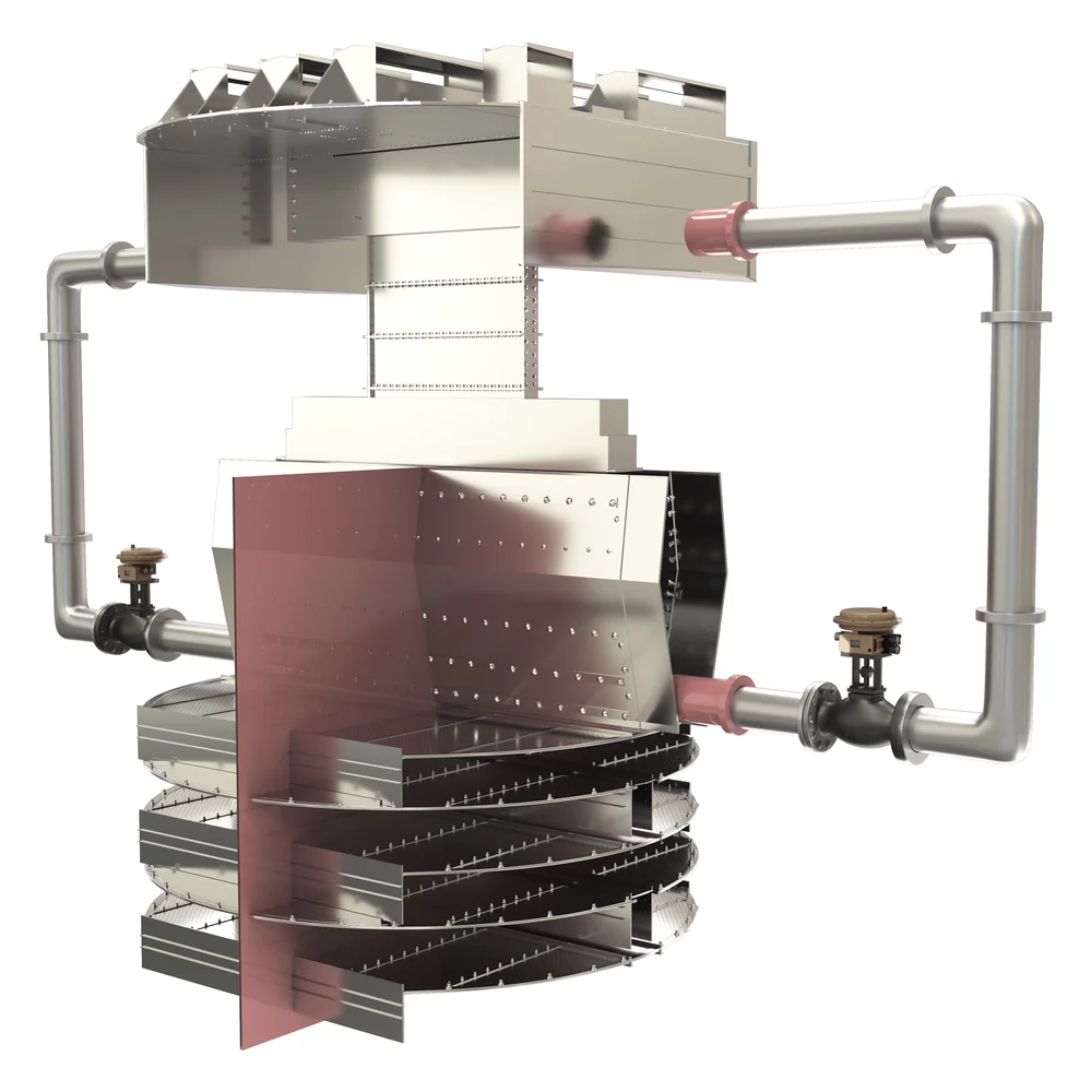 Proprietary liquid distributor above the dividing wall in a DWC Prime column
